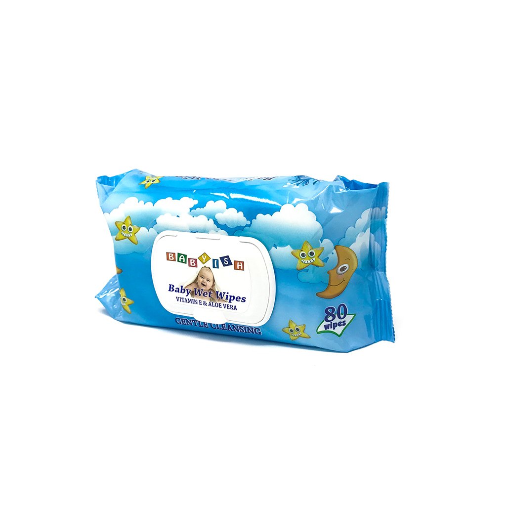 Baby Wet Wipes — Blue by Babyish — Imtrex wholesale