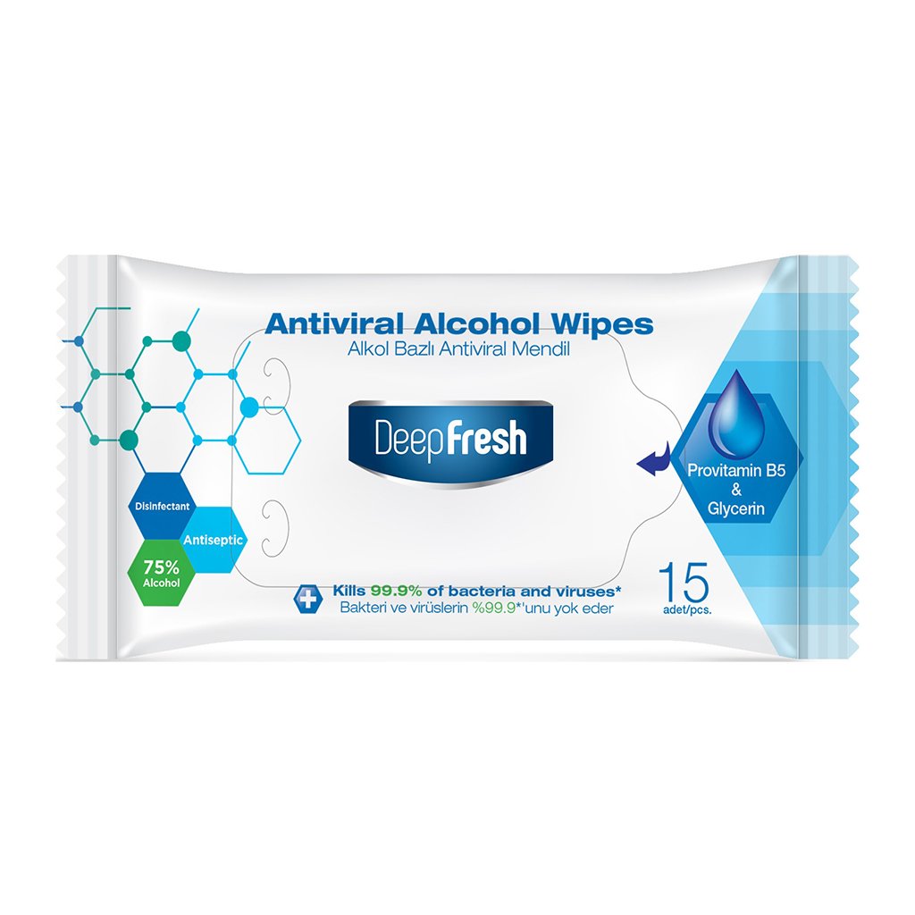Antiviral Alcohol Wipes — 12pc by Deep Fresh — Imtrex wholesale